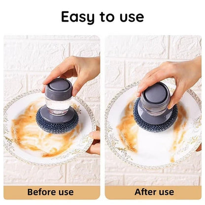 2 in 1 Liquid Soap Dispensing Palm Brush (BUY 1 GET 1 FREE 😍)